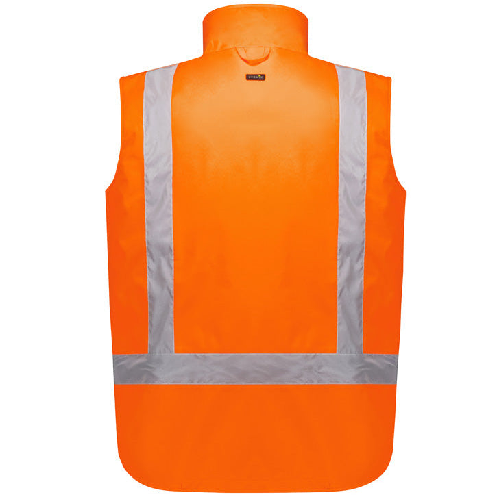 HI VIS Waterproof Reversible Vest Unisex-ZV228*