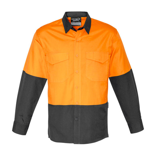 RUGGED Cooling Hi Vis Long Sleeve Shirt Mens-ZW128*