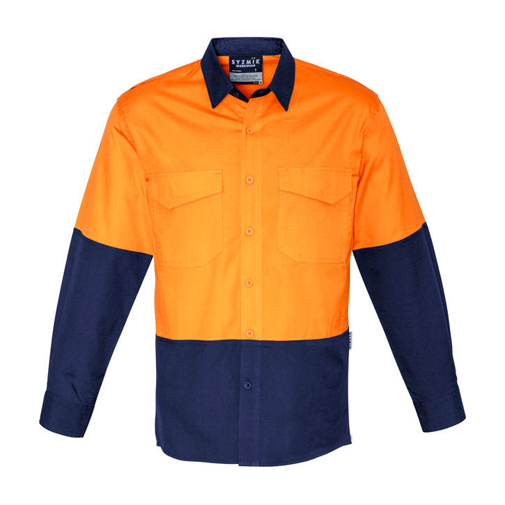 RUGGED Cooling Hi Vis Long Sleeve Shirt Mens-ZW128*