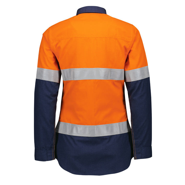 ORANGE Flame Lightweight Ripstop Taped Shirt-Wo's-ZW170*