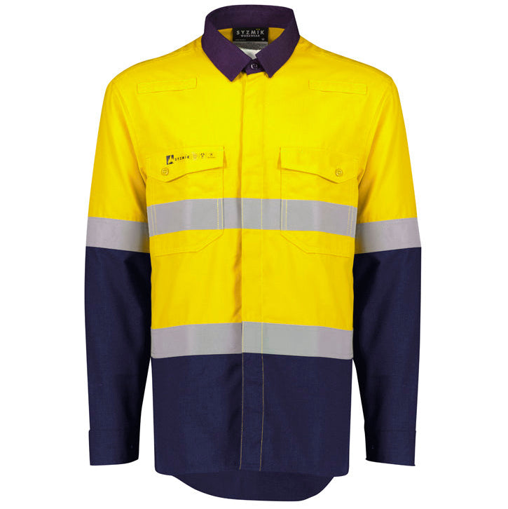 ORANGE Flame Lightweight Ripstop Shirt-Hoop Taped Mens-ZW180*