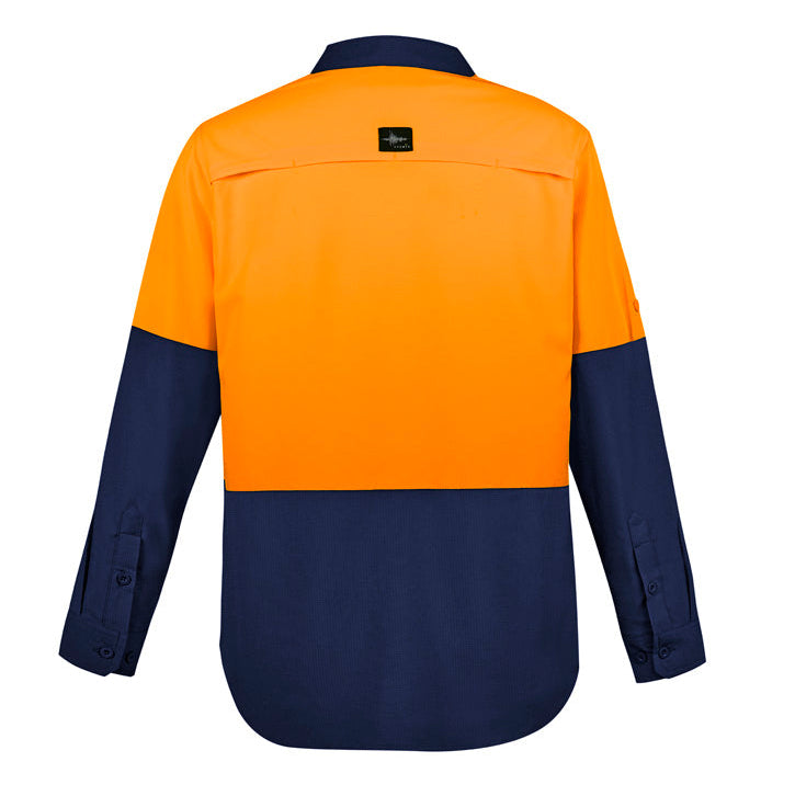 HI VIS Outdoor Long Sleeve Shirt Mens-ZW468*