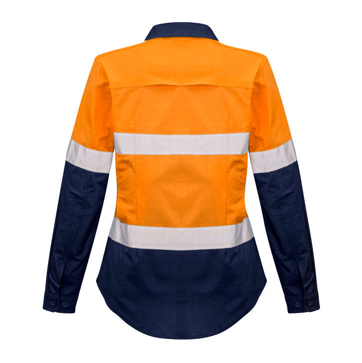 RUGGED Cooling Hi Vis Taped Long Sleeve Shirt Wo's-ZW720*
