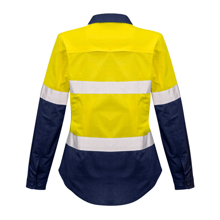 RUGGED Cooling Hi Vis Taped Long Sleeve Shirt Wo's-ZW720*