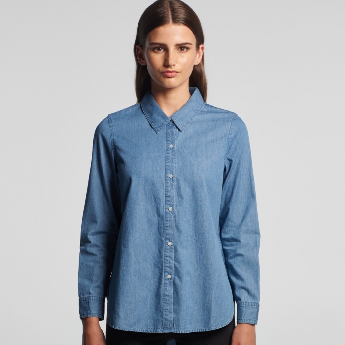 Blue Denim Shirt - Women's