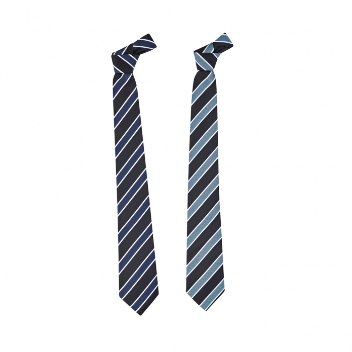 Mens Wide Contrast Stripe Tie