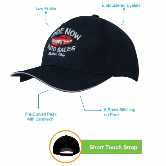 4009  Breathable Poly Twill Cap