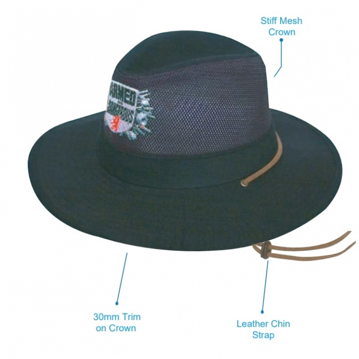 4276  Safari Cotton Twill & Mesh Hat